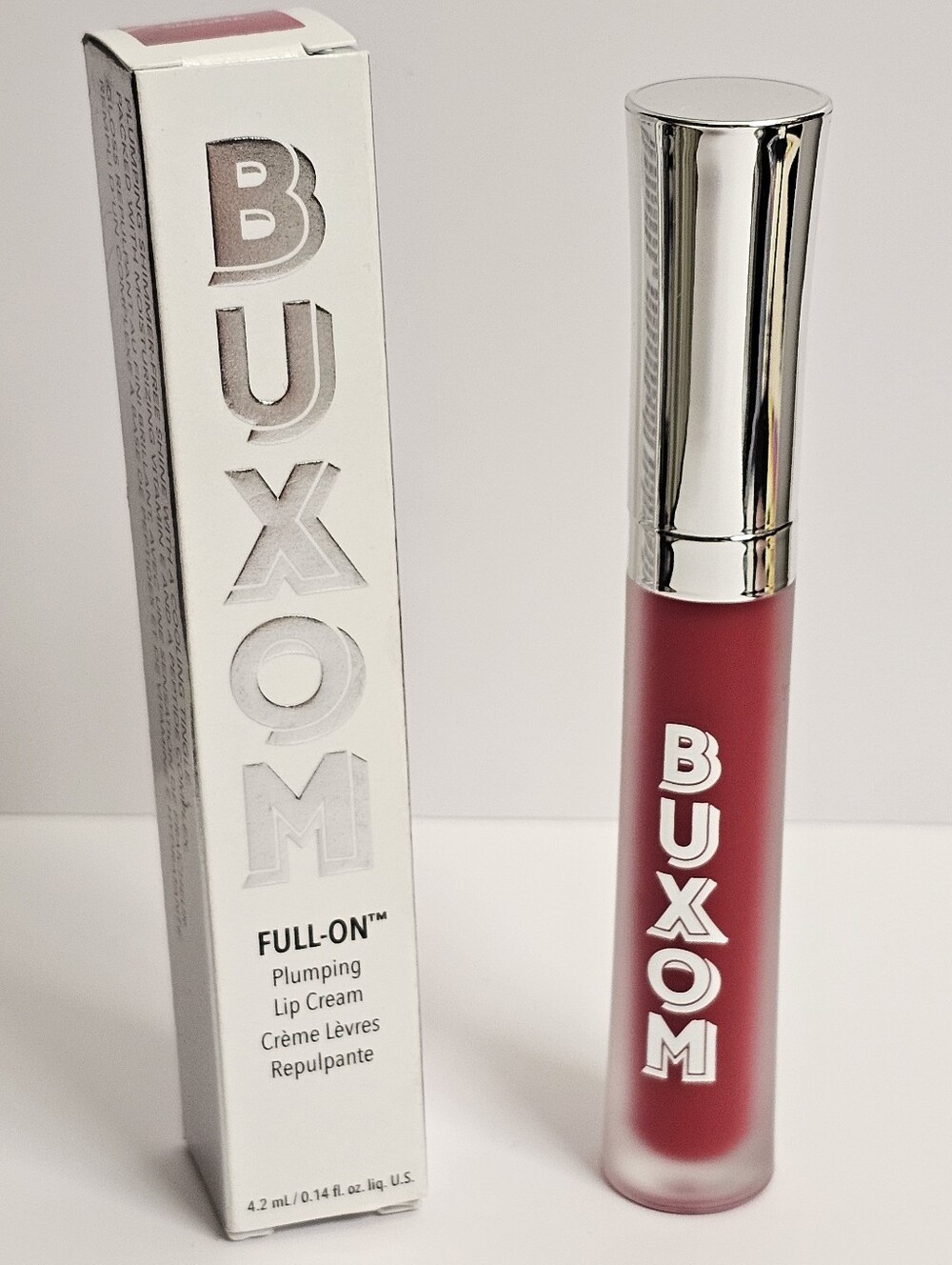 Buxom Full-On Plumping Lip cream Sangria deep berry makeup beauty NEW NIB